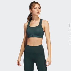 Adidas TLRD Impact Training High-Support Bra Color Shawow Green Size XS A-C